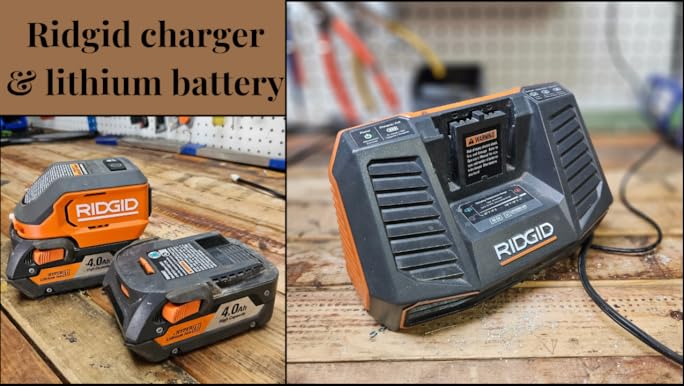 メンテナンス Ridgid R840095 Ridgid R840095 18V lithium Gen5X Genuine OEM Dual Chemistry